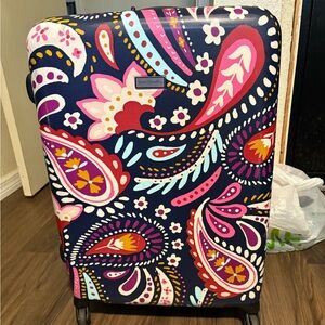 Vera Bradley Vibrant Paisley Accent in Pink and Blue